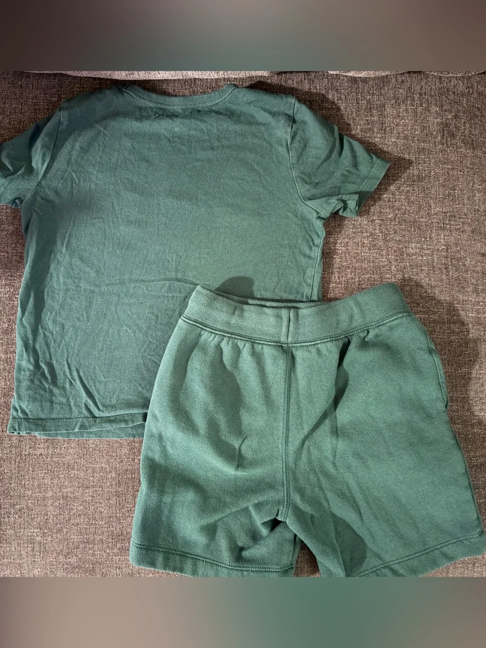 GAP Green Logo Tee and Drawstring Shorts